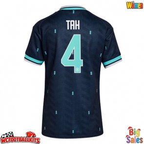 Germany Jonathan Tah #4 Replica Away Stadium Shirt for Women World Cup 2026 Short Sleeve